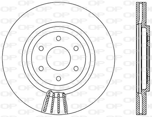 OPEN PARTS Jarrulevy BDR2549.20